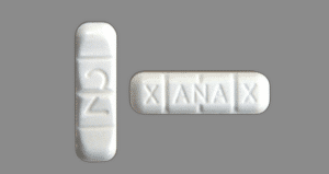 images of white xanax bars