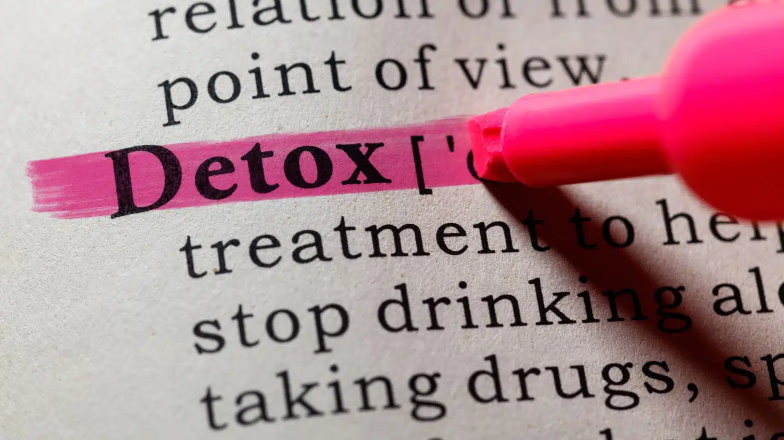 A dictionary page defining the word detox. Detox is highlighted. - 4 Approaches To Drug Detox And Finding The Right One For You