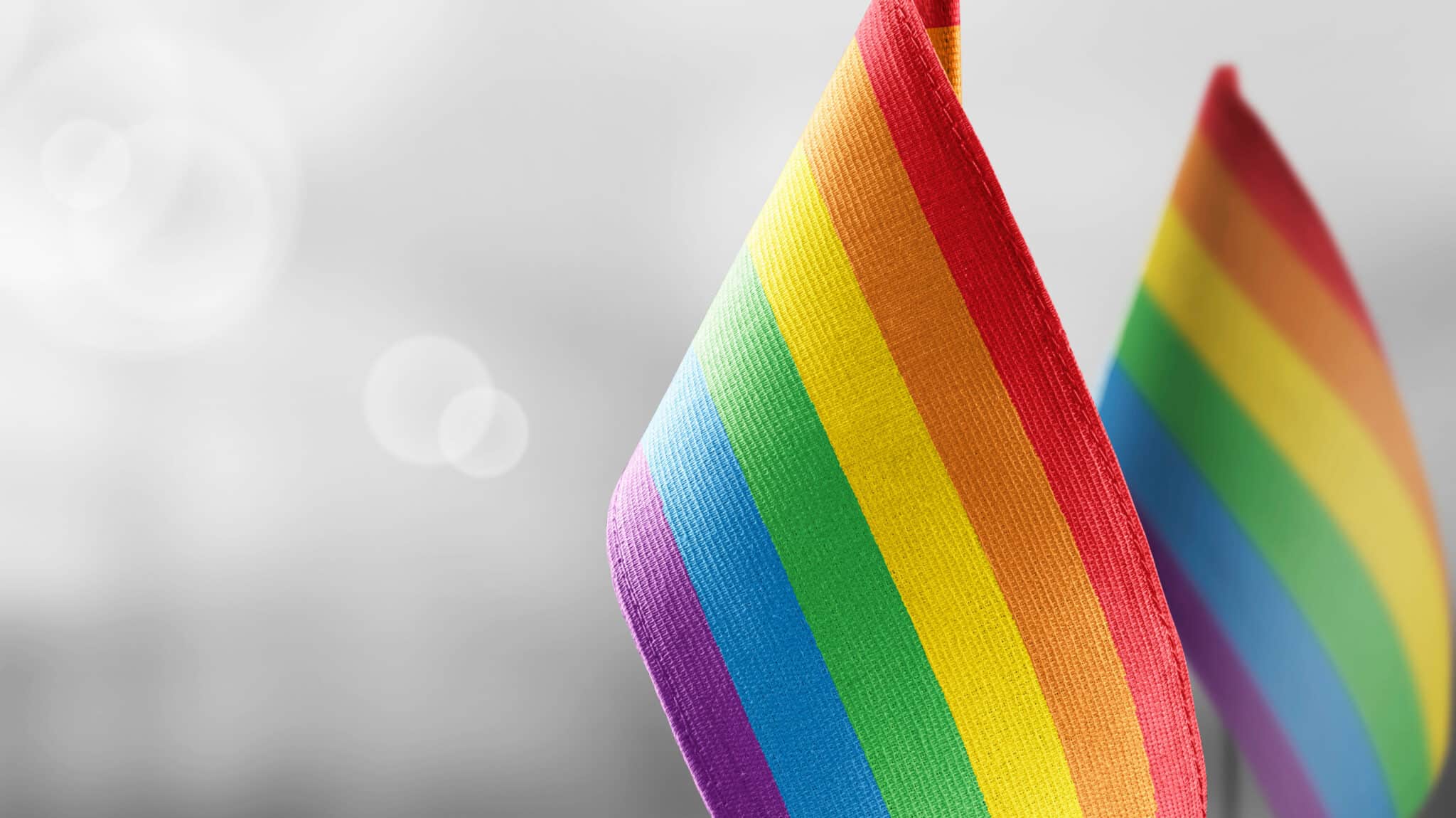 Two pride flags - LGBTQ+ Group Therapy For Mental Health Disorders